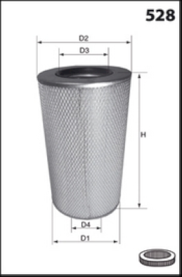 FA3130 Vzduchový filtr MECAFILTER