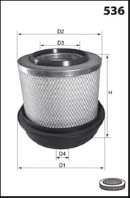 FA3315 Vzduchový filtr MECAFILTER