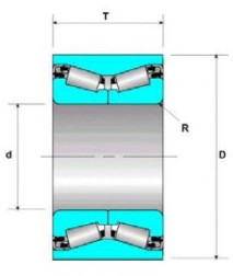 JRM5049AA-9X014 Ložisko kola TIMKEN