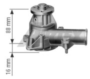 1086-M1 AIRTEX vodné čerpadlo, chladenie motora 1086-M1 AIRTEX