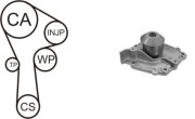 WPK-166801 Vodní pumpa + sada ozubeného řemene AIRTEX