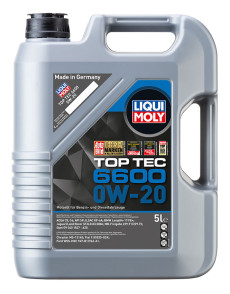 21411 LIQUI MOLY GmbH 21411 Motorový olej top tec 6600 0w-20 LIQUI MOLY