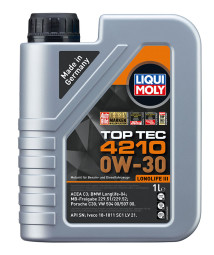 21604 LIQUI MOLY GmbH 21604 Motorový olej top tec 4210 0w-30 LIQUI MOLY