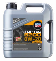 20788 LIQUI MOLY Motorový olej Top Tec 6200 0W-20 - 4 litry | 20788 LIQUI MOLY