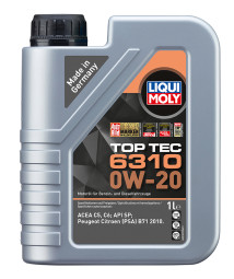 21880 LIQUI MOLY GmbH 21880 Motorový olej top tec 6310 0w-20 LIQUI MOLY
