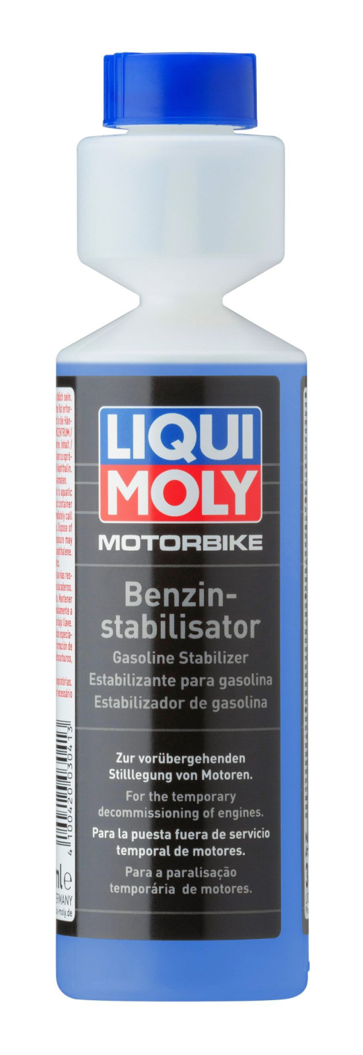 3041 LIQUI MOLY Motorbike Benzin Stabilisator - stabilizátor benzínu Motorbike 250 ml 3041 LIQUI MOLY