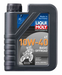 3059 LIQUI MOLY Motorbike 4T 10W40 Basic Offroad, plně syntetický motorový olej 1 l 3059 LIQUI MOLY