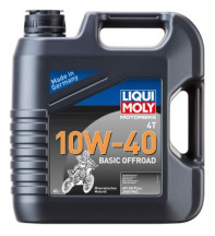 3062 LIQUI MOLY Motorbike 4T 10W40 Basic Offroad, plně syntetický motorový olej 4 l 3062 LIQUI MOLY