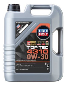 3736 Motorový olej Top Tec 4310 0W-30 LIQUI MOLY