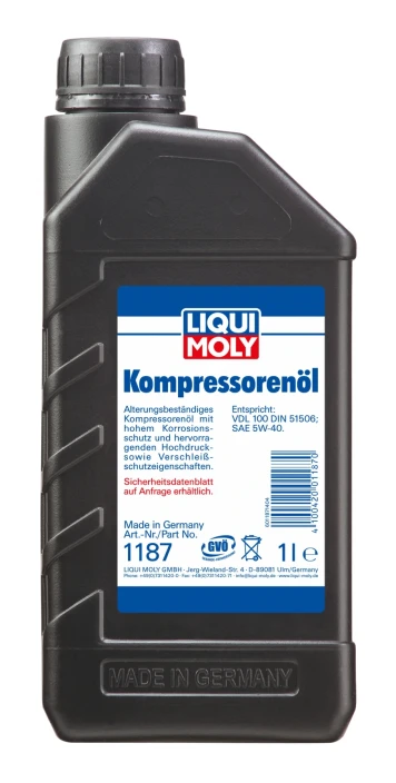 1187 LIQUI MOLY GmbH 1187 Kompresorový olej sae 5w-40 LIQUI MOLY