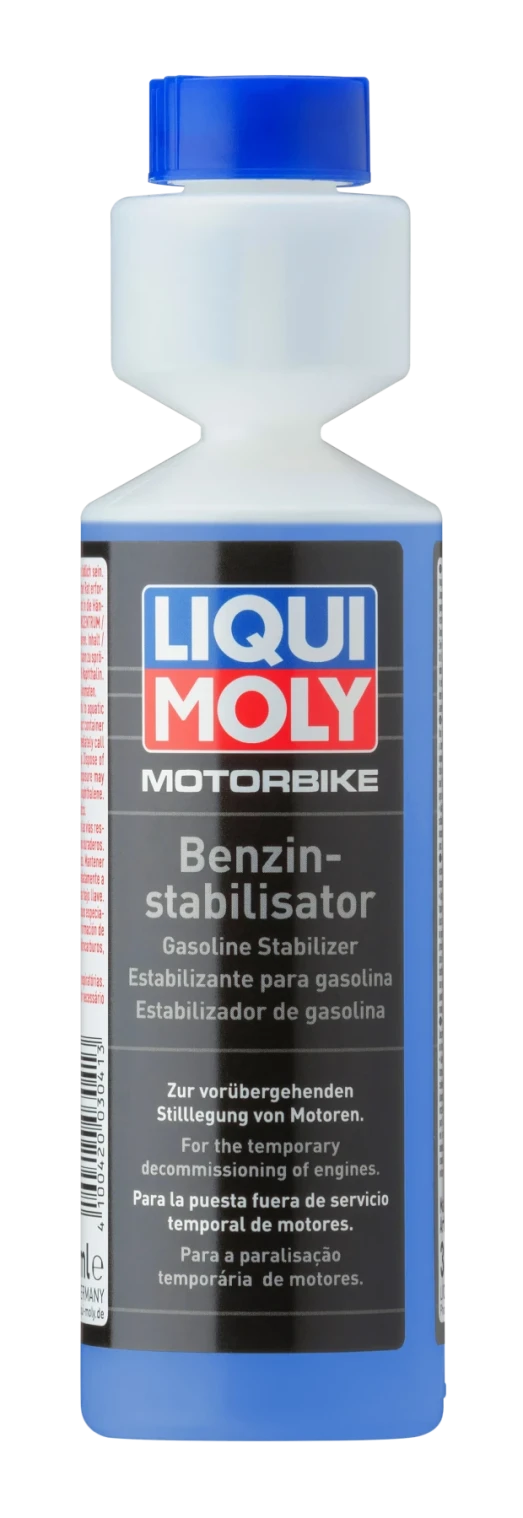 3041 LIQUI MOLY Motorbike Benzin Stabilisator - stabilizátor benzínu Motorbike 250 ml 3041 LIQUI MOLY