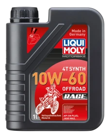 3053 LIQUI MOLY Motorbike 4T Synth 10W60 Offroad Race, plně syntetický motorový olej 1 l 3053 LIQUI MOLY