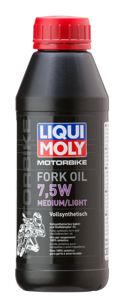 3099 LIQUI MOLY Motorbike Fork Oil 7,5w medium/light - olej do tlmičov pre motocykle - stredný/ľahký 500 ml 3099 LIQUI MOLY