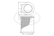 SB 593 Vzduchový filtr SCT - MANNOL
