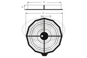 SB 914 Vzduchový filtr SCT - MANNOL