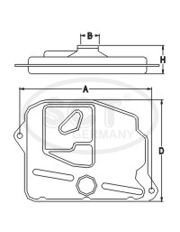 SG 1709 Sada hydraulickeho filtru, automaticka prevodovka SCT - MANNOL