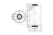 SH 4770 Hydraulický filtr, vyvažovací systém SCT - MANNOL