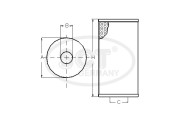 SH 4796 L SCT - MANNOL olejový filter SH 4796 L SCT - MANNOL