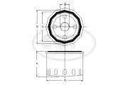 SM 5775 Olejový filtr SCT - MANNOL