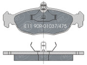 SP 252 PR SCT - MANNOL sada brzdových platničiek kotúčovej brzdy SP 252 PR SCT - MANNOL