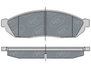 SP 265 PR Sada brzdových destiček, kotoučová brzda SCT - MANNOL