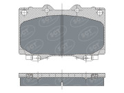 SP 270 PR Sada brzdových destiček, kotoučová brzda SCT - MANNOL