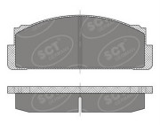 SP 486 PR SCT - MANNOL sada brzdových platničiek kotúčovej brzdy SP 486 PR SCT - MANNOL