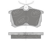 SP 607 PR SCT - MANNOL sada brzdových platničiek kotúčovej brzdy SP 607 PR SCT - MANNOL