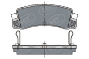 SP106 SCT - MANNOL sada brzdových platničiek kotúčovej brzdy SP106 SCT - MANNOL