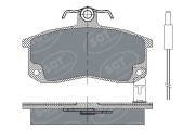 SP216 SCT - MANNOL sada brzdových platničiek kotúčovej brzdy SP216 SCT - MANNOL