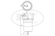 ST 6161 SCT - MANNOL palivový filter ST 6161 SCT - MANNOL