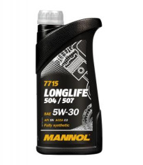 MN7715-1 MANNOL motorový olej Longlife 504/507 SAE 5W-30 - 1 litr | MN7715-1 SCT - MANNOL