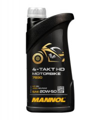 MN7830-1 MANNOL motorový olej Motorbike 4T HD 20W-50 - 1 litr | MN7830-1 SCT - MANNOL