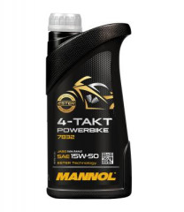 MN7832-1 MANNOL motorový olej Powerbike 4T SAE 15W-50 - 1 litr | MN7832-1 SCT - MANNOL