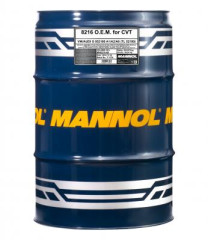 MN8216-60 MANNOL Převodový olej ATF CVT  - 60 litrů | MN8216-60 SCT - MANNOL