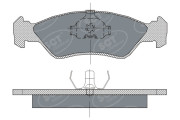 SP 236 PR Sada brzdových destiček, kotoučová brzda SCT - MANNOL