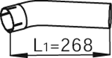 29618 DINEX výfukové potrubie 29618 DINEX