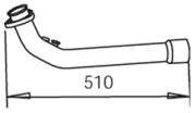 48155 Výfuková trubka DINEX