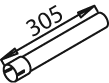 50107 DINEX výfukové potrubie 50107 DINEX