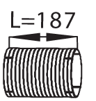 68507 Pružný díl výfuku DINEX