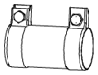 74130 Spojovací trubky, výfukový systém DINEX