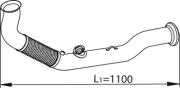 82229 DINEX výfukové potrubie 82229 DINEX