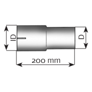 93783 Spojovací trubky, výfukový systém DINEX