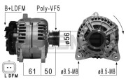 210865 ERA alternátor 210865 ERA