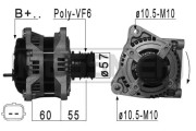 210883 ERA alternátor 210883 ERA