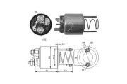 227077 Elektromagnetický spínač, startér ERA