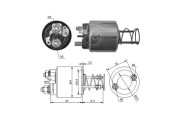 227078 Elektromagnetický spínač, startér ERA