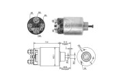 227126 Elektromagnetický spínač, startér ERA