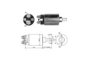 227131 ERA elektromagnetický spínač pre żtartér 227131 ERA