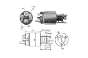 227151 ERA elektromagnetický spínač pre żtartér 227151 ERA